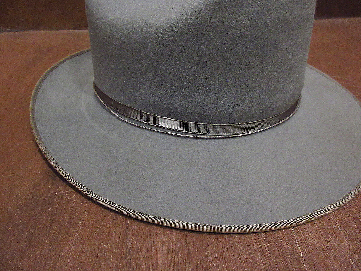 ビンテージ50's○STETSON OPEN ROADフェドラハットグレーsize 7 1/8