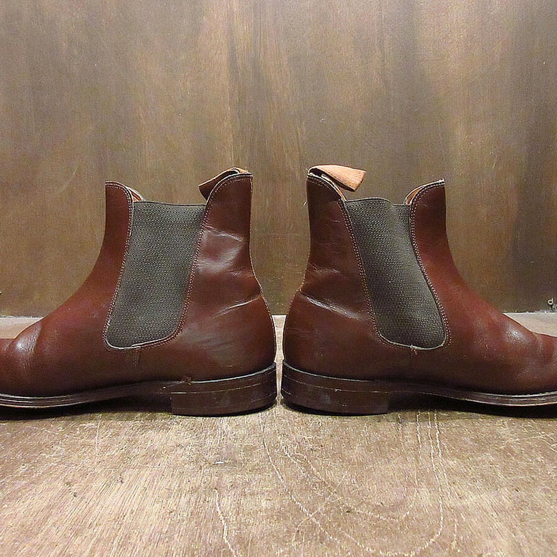 ビンテージ70's○サイドゴアブーツ茶size 6 1/2○231003i2-m-bt-245