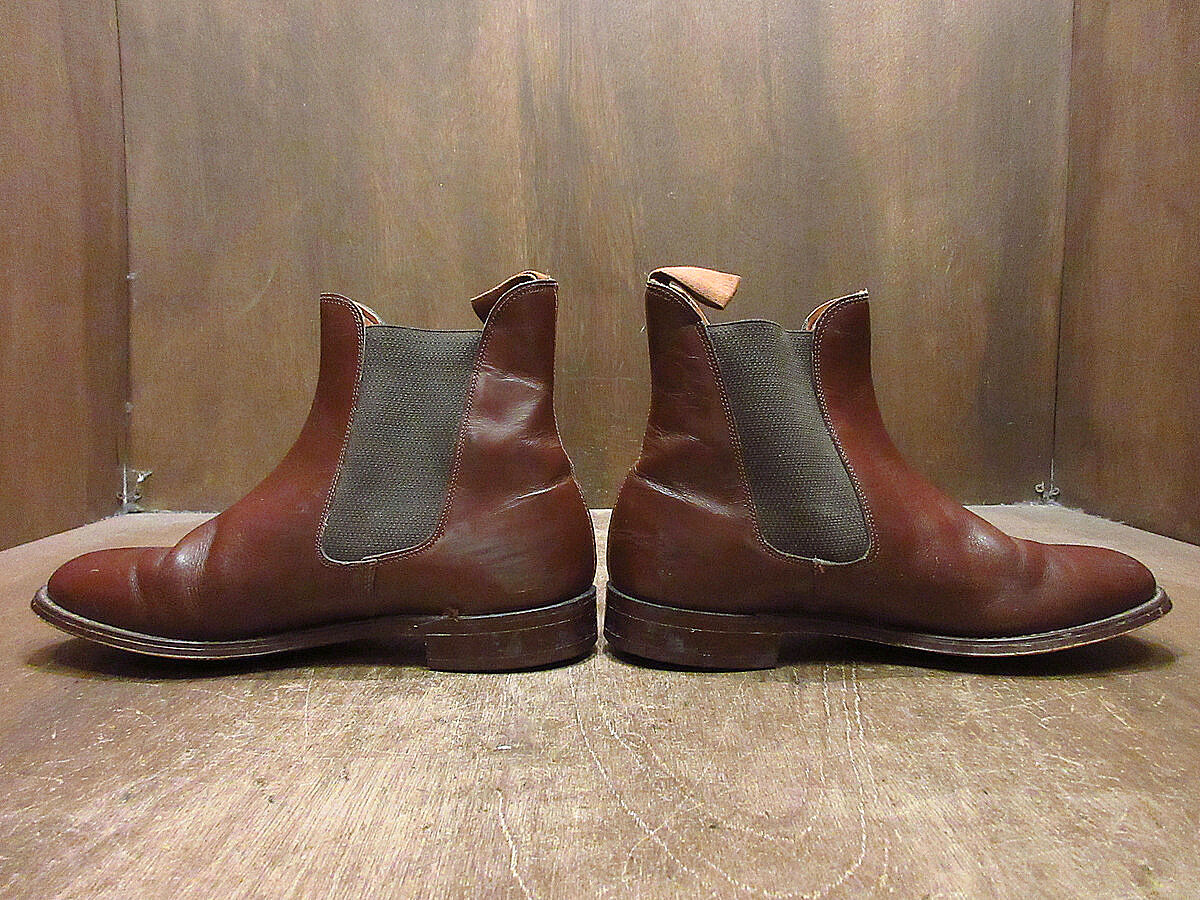レア 未使用　コルテ　7.5　サイドゴア ブーツ　ブラウン　チェルシー ビンテージ70's○サイドゴアブーツ茶size 6 1/2○231003i2-m-bt-245