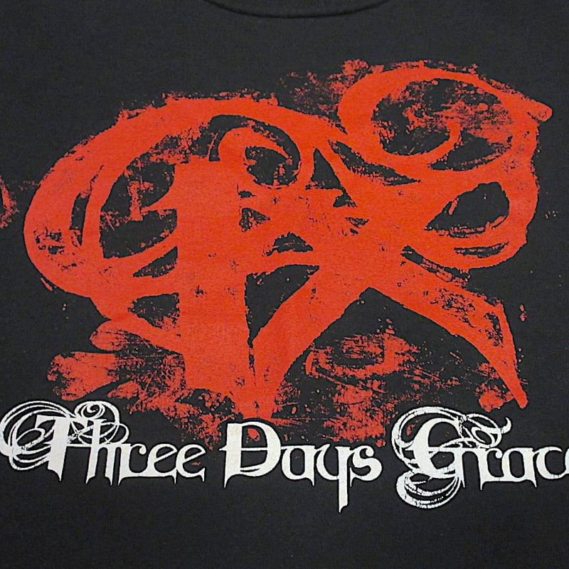 ビンテージ2000's○Three Days GraceプリントTシャツ黒size M