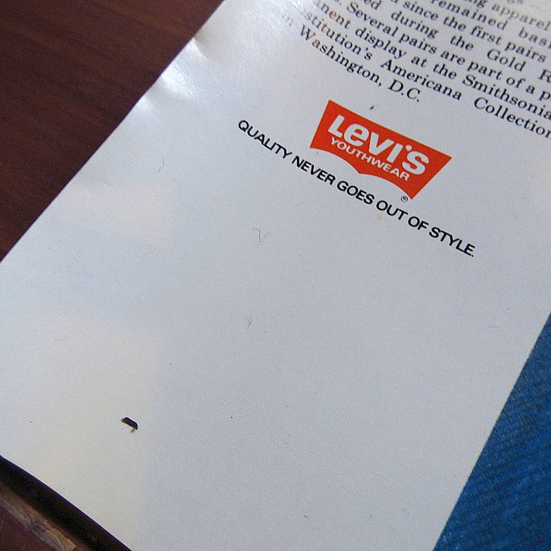 ビンテージ70's○DEADSTOCK Levi's BIG E 501アドバタイジング ビンテージ70's○DEADSTOCK Levi's BIG E 501アドバタイジング