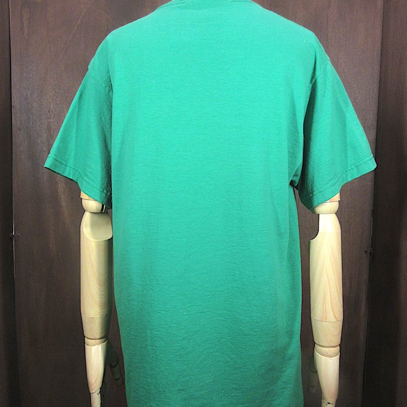 ビンテージ2000's○Zebrahead Ear QuencherプリントTシャツ緑○260