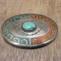 ビンテージ40's50's○インディアンモチーフメキシカンシルバーリング