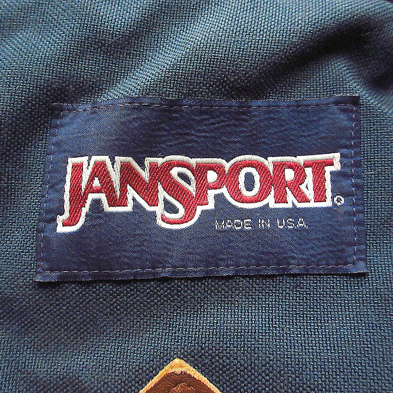 ビンテージ90's○JANSPORTボトムレザーバックパック緑○220119k1-bag-bp