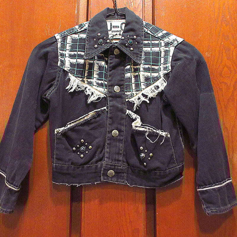ビンテージ50's○JBARCキッズスタッズ付きウエスタンジャケットsize 8
