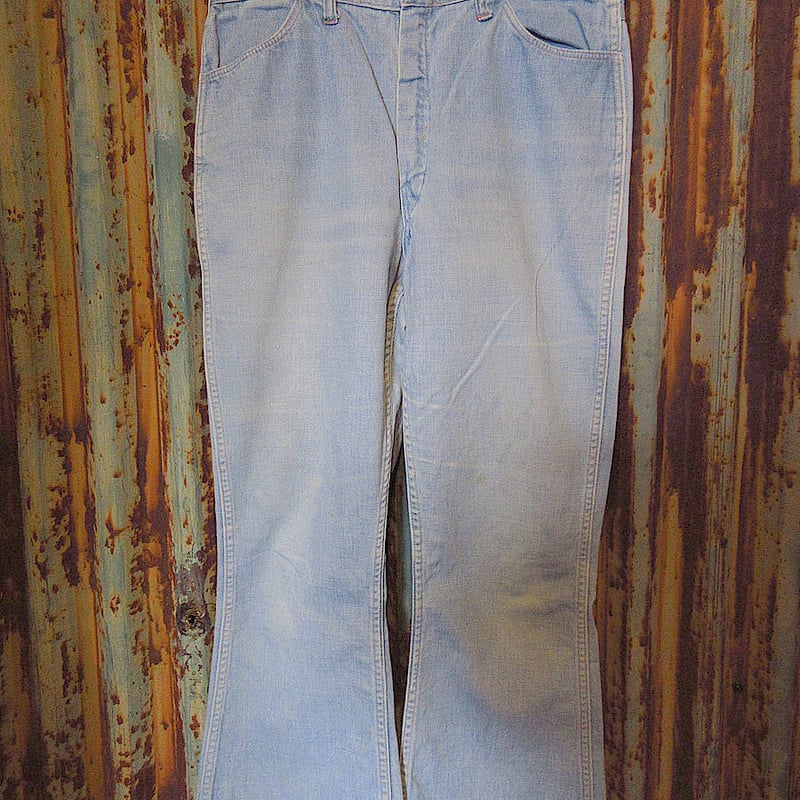 ビンテージ70's○BIG YANKフレアデニムパンツ実寸W80cm ビンテージ70's○BIG YANKフレアデニムパンツ実寸W80cm