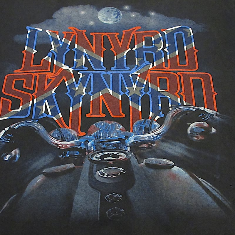 ビンテージ90's○LYNYRD SKYNYRDプリントTシャツ黒size L○250516z