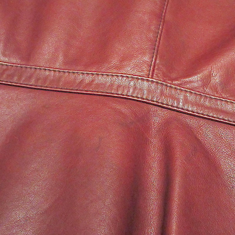 ビンテージ70's○GLASS WATERレザージャケット小豆色○250326z2-m-jk-