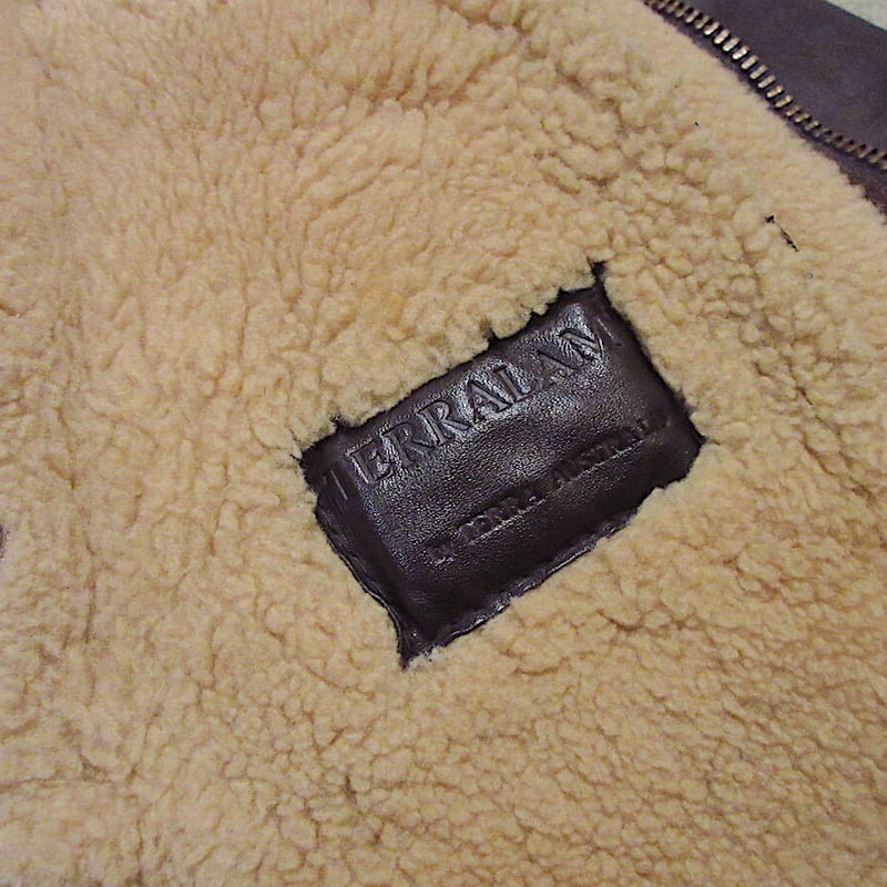 ビンテージ　TERRALAM B-3タイプジャケット　古着レザージャケット ビンテージ○TERRALAM B-3タイプジャケット○221209r7-m-jk-lt古着レザ