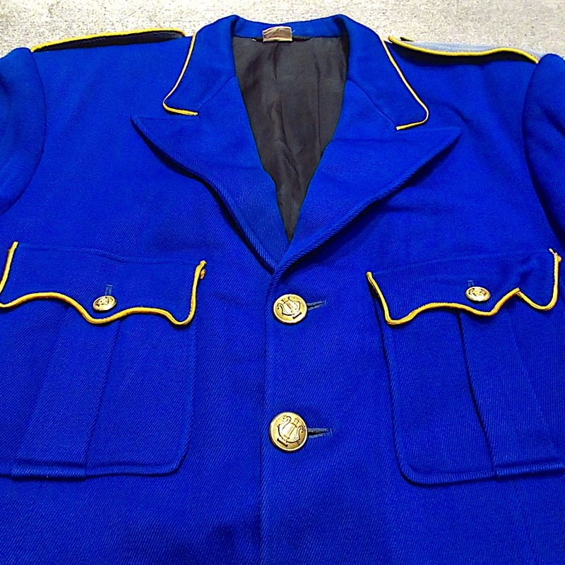 ビンテージ40's50's○マーチングバンドユニフォームジャケット青
