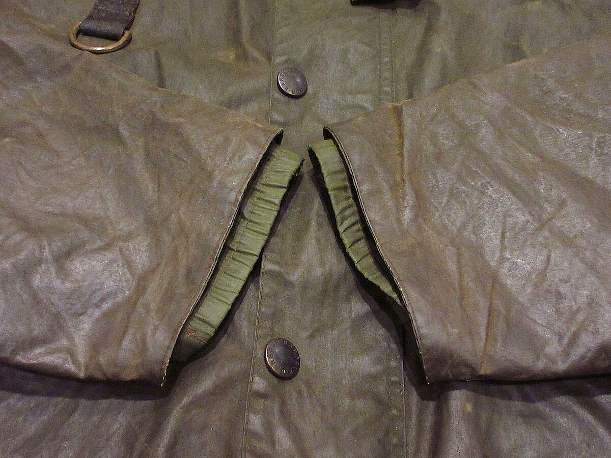 90's G-FORCE オイルドコットンジャケット ビンテージ90's○Barbour SPEYオイルドジャケットL○211006i1-m