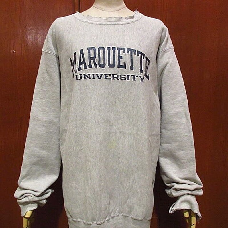 Champion90s MARQUETTE UNIVERSITYリバースウィーブ ビンテージ90's○Champion MARQUETTE UNIVERSITYリバースウィーブ