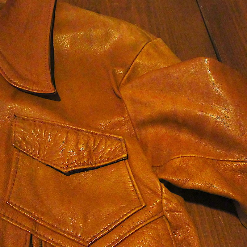 ビンテージ70's○East West Musical Instruments Co.レザージ