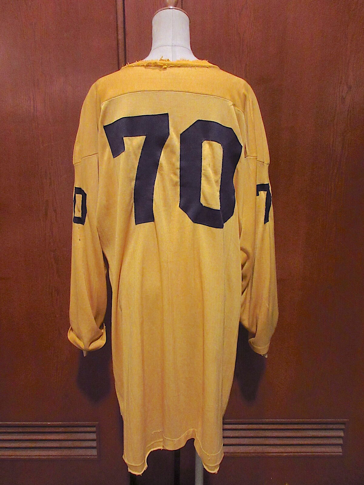 【70s〜】 yellow wings フットボールTシャツ 七分袖 70s〜】 yellow wings フットボールTシャツ 七分袖 70s