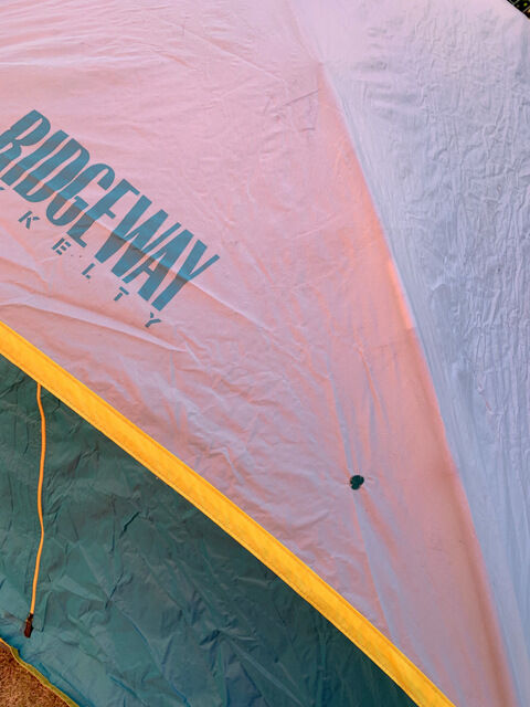 ビンテージ○KELTY RIDGEWAY ナイロンドームテント水色○210126f3-otde