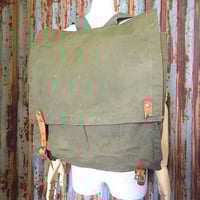 ビンテージ-60’s●キャンバスバックパックオリーブグリーン●250322k5-bag-bp -1960sコットンリュックサックかばん