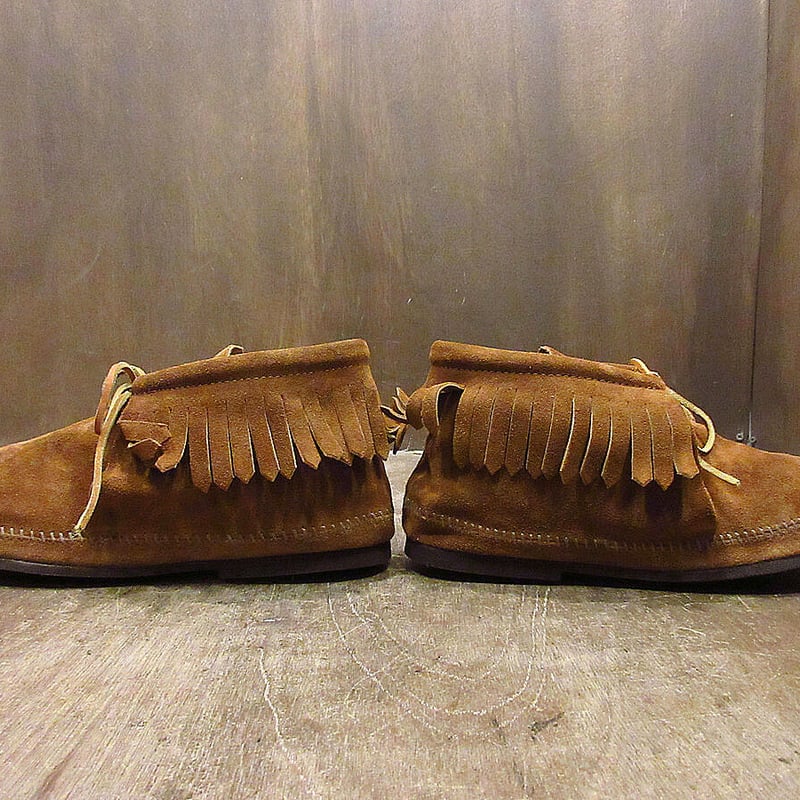 希少サイズ YUKETEN フリンジ コンチョ チャッカ ブーツ モカシン