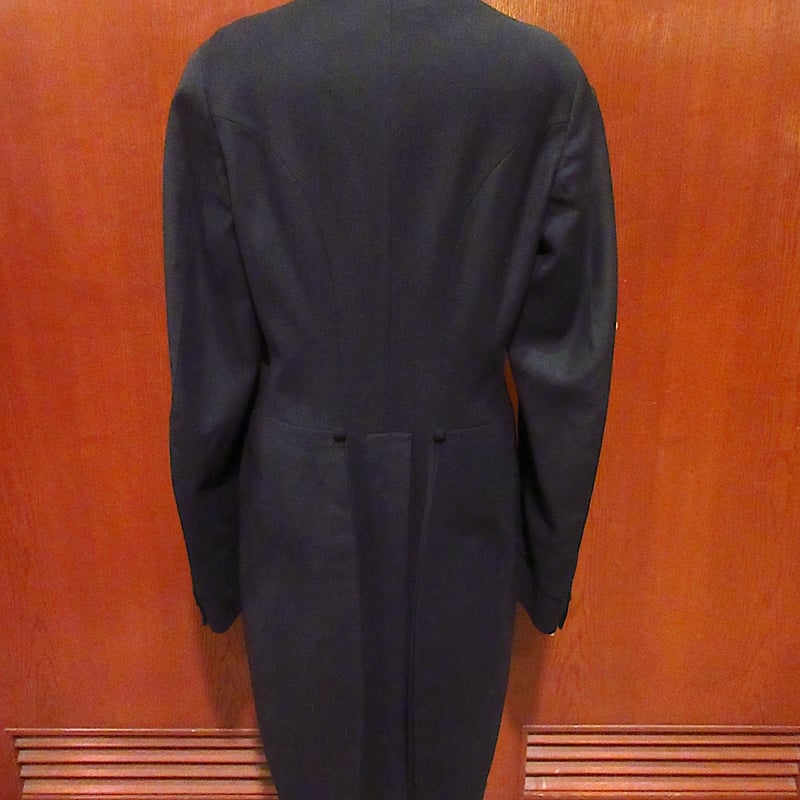 ビンテージ~1910's○ウールテールコート黒○240305c3-m-jk-tl ビンテージ~1910's○ウールテールコート黒○240305c3-m-jk-tl