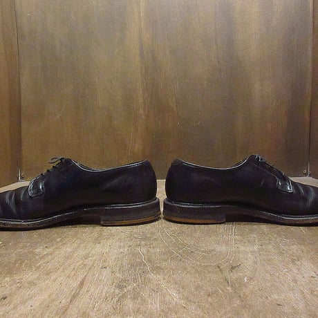 ビンテージ60's●Neuberger Heilnerプレーントゥシューズ黒●230329i2-m-dshs-28cm革靴ドレスシューズ