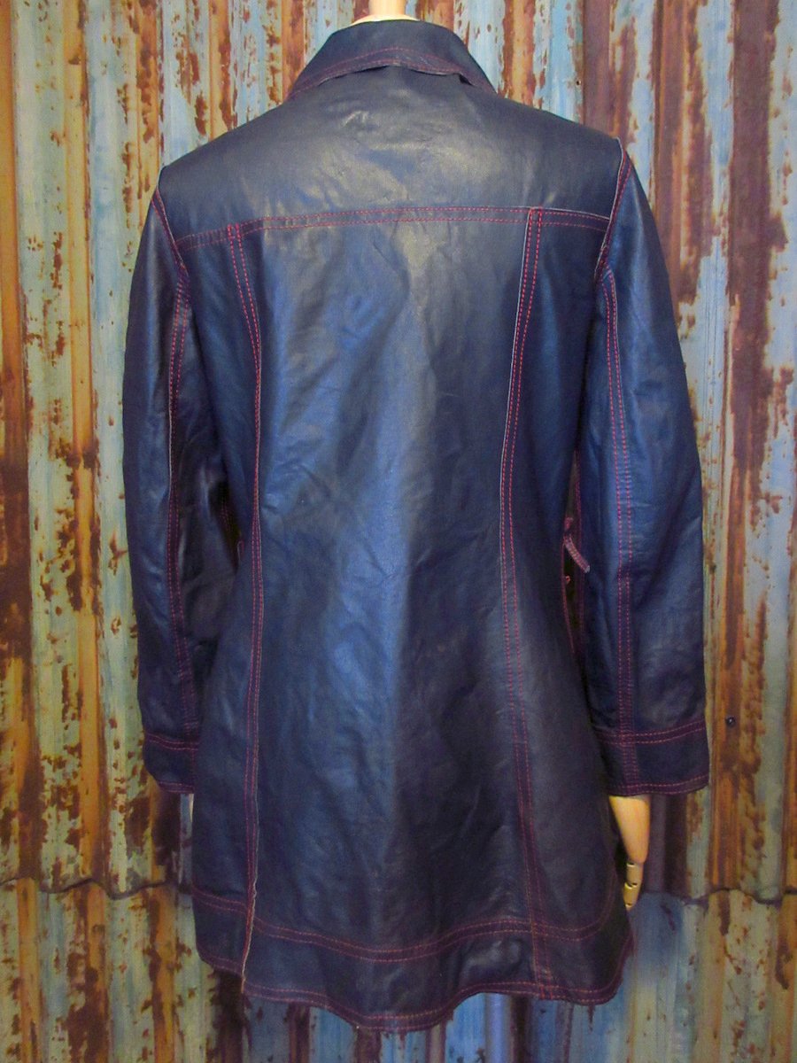 70s ヴィンテージ　レザージャケット　コート　牛皮 ヴィンテージレザーブルゾン｜ACLENT（アクレント）