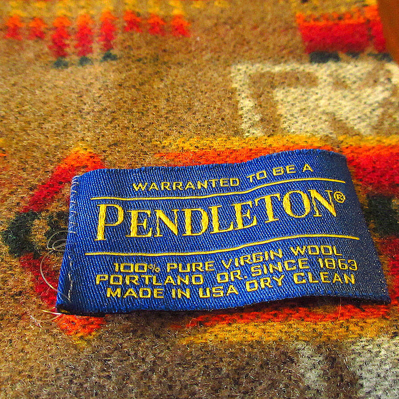 PENDLETONネイティブ柄ウールマフラー○231114k9-mflペンドルトン