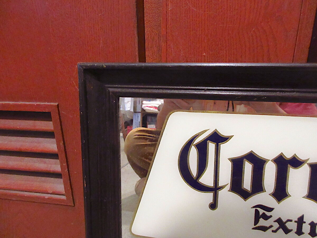 ビンテージ○Corona Extraパブミラー○210829r8-sign壁掛け