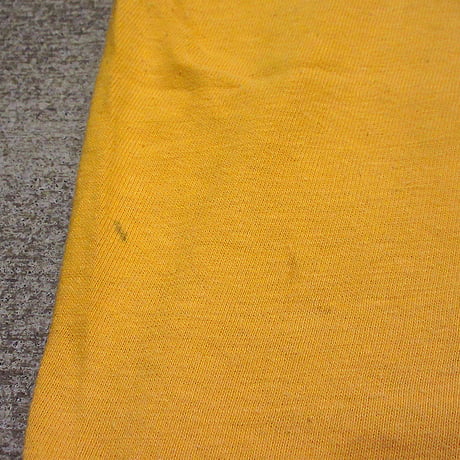 ビンテージ70's●ChampionバータグCAT DIESEL POWERプリントフットボールTシャツ黄size XL●240703i3-m-tsh-chチャンピオンUSA製