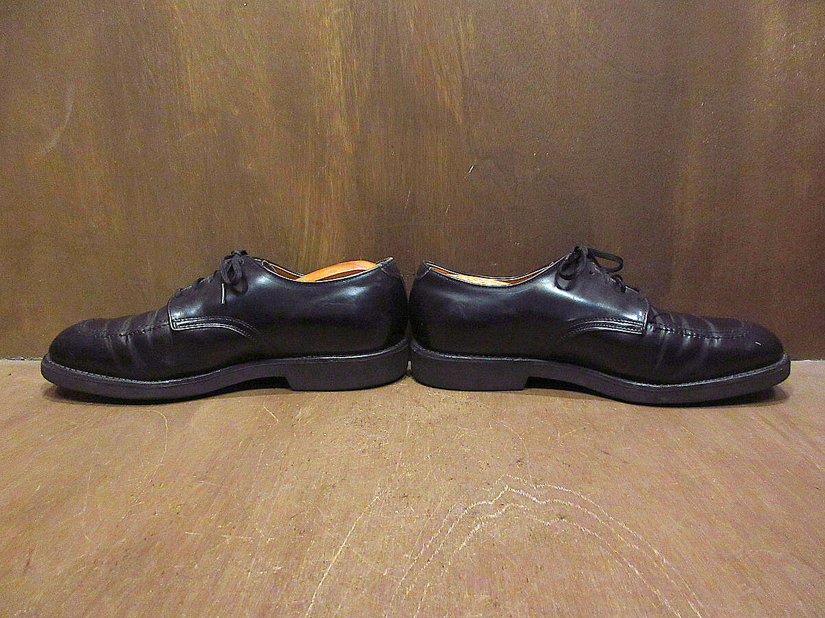 ビンテージ80's○RED WINGプリント羽根タグポストマンシューズ黒 ビンテージ80's○RED WINGプリント羽根タグポストマンシューズ黒