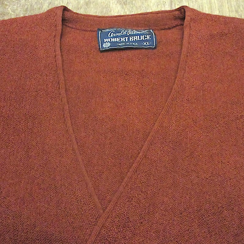 ビンテージ70's○ROBERT BRUCEアルパカカーディガンsize XL ビンテージ70's○ROBERT BRUCEアルパカカーディガンsize XL
