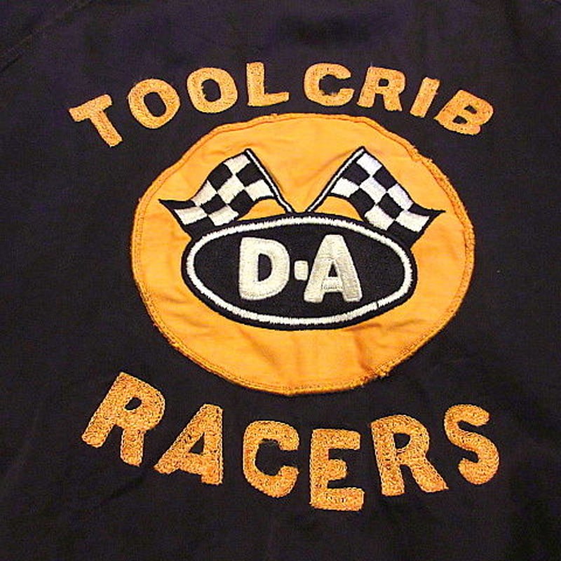 ビンテージ50's○Hatchersチェーンステッチカークラブジャケットsize M