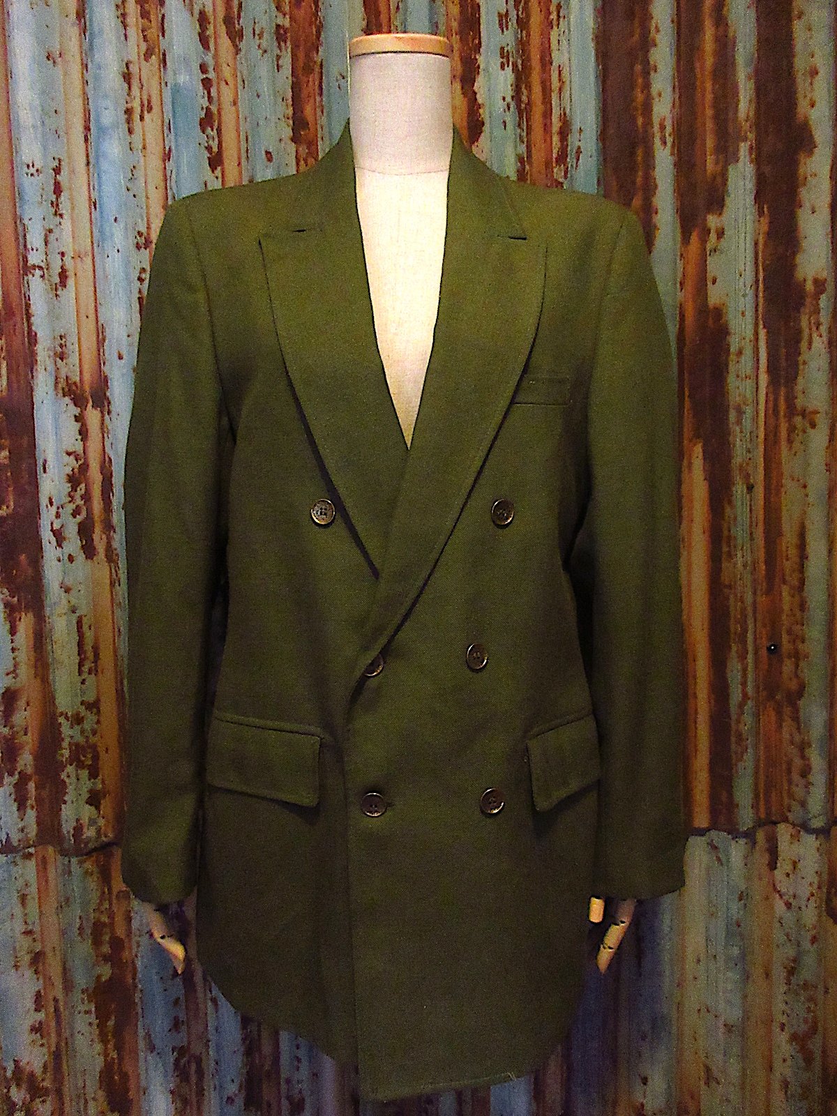 ビンテージ60's70's○ダブルブレストテーラードジャケット○260213d5-m