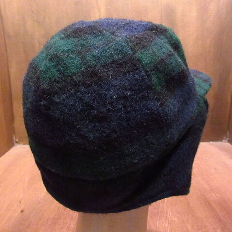 ビンテージ80's90's○Eddie Bauer耳当て付きチェックウール ビンテージ80's90's○Eddie Bauer耳当て付きチェックウール