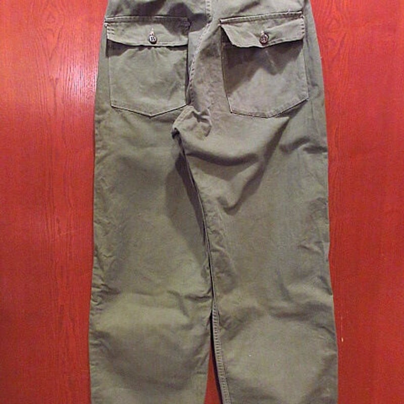 ビンテージ40's50's○M-1947 HBTベイカーパンツW74cm○210116s6-m