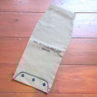 ビンテージ40’s●DEADSTOCKミリタリーメタリックベルトリンクバッグ●250528k5-bag-ot -1940s装甲部隊米国コレクション