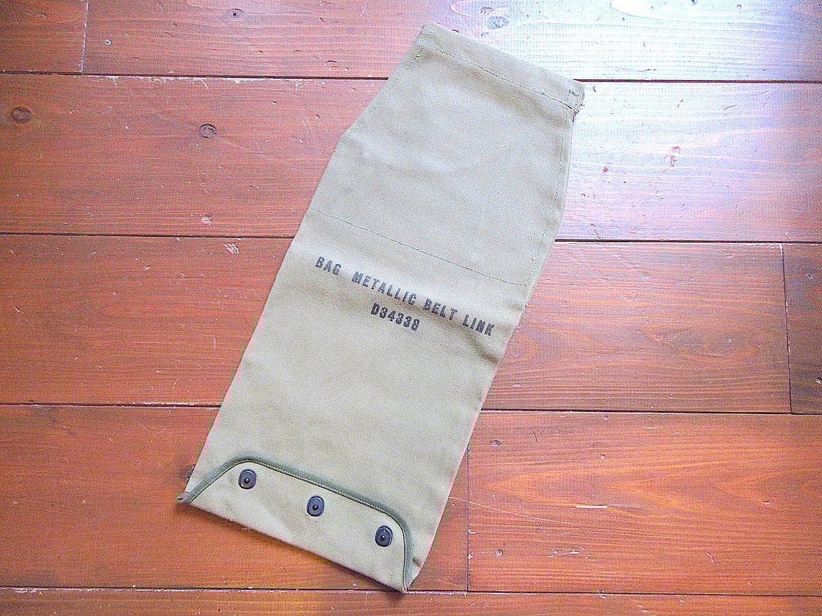 ビンテージ40's○DEADSTOCKミリタリーメタリックベルトリンク