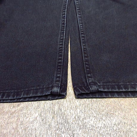 ビンテージ90’s●RIDERSレディーステーパードブラックジーンズ実寸W85cm●240315y1-w-pnt-jns-w33ボトムス古着デニム