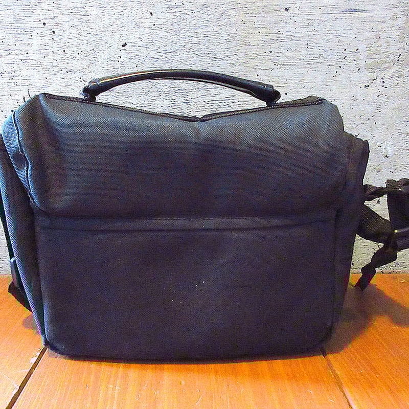 ビンテージ90's○Eddie Bauerナイロンショルダーバッグ黒○250528k7-bag