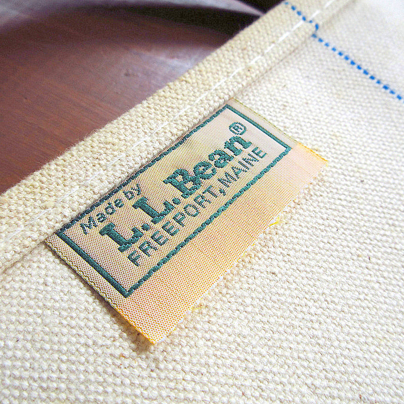 ビンテージ70's○DEADSTOCK L.L.Beanレザーハンドルキャンバス ビンテージ70's○DEADSTOCK L.L.Beanレザーハンドルキャンバス