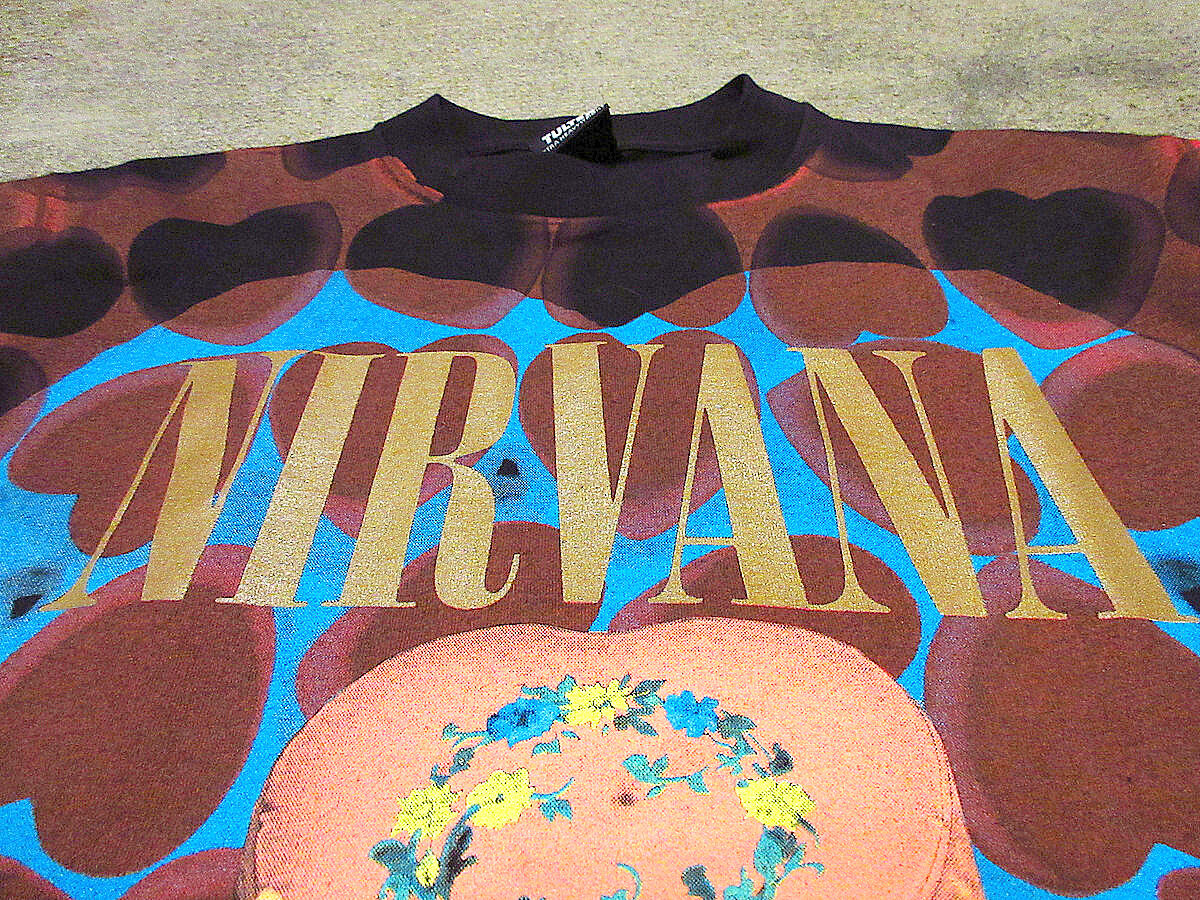 ビンテージ90's○DEADSTOCK NIRVANA Heart Shaped Boxコット