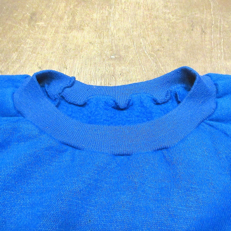 ビンテージ80's○ツートーンベアーフロッキープリントラグラン