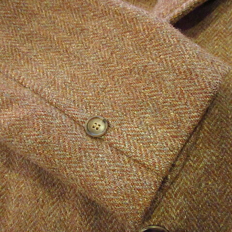 1940's vintage Harris Tweed コート ヴィンテージ ビンテージ40's○Harris Tweedツイードチェスターコート