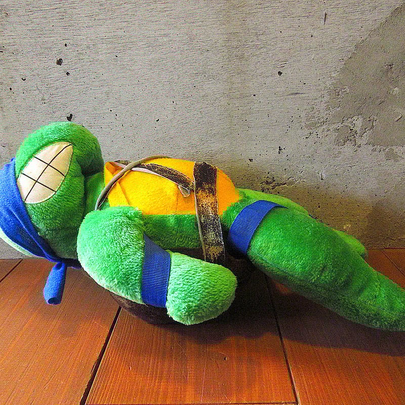 ビンテージ80's○TEENAGE MUTANT NIHJA TURTLESレオナルドドール○