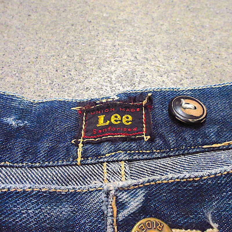 美品 LEE ハウスタグ デニム つなぎ 96060 M 送料無料 Lee LEE リー ツナギ オールインワン UNION ALL デニム