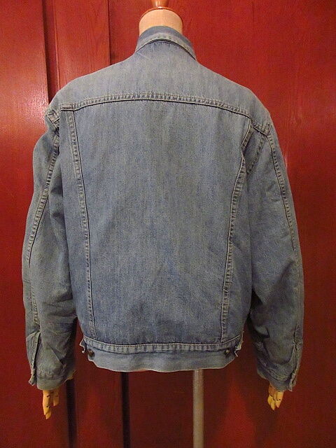 ビンテージ80's○SHEPLERS裏地ブランケットデニムジャケットsizeM