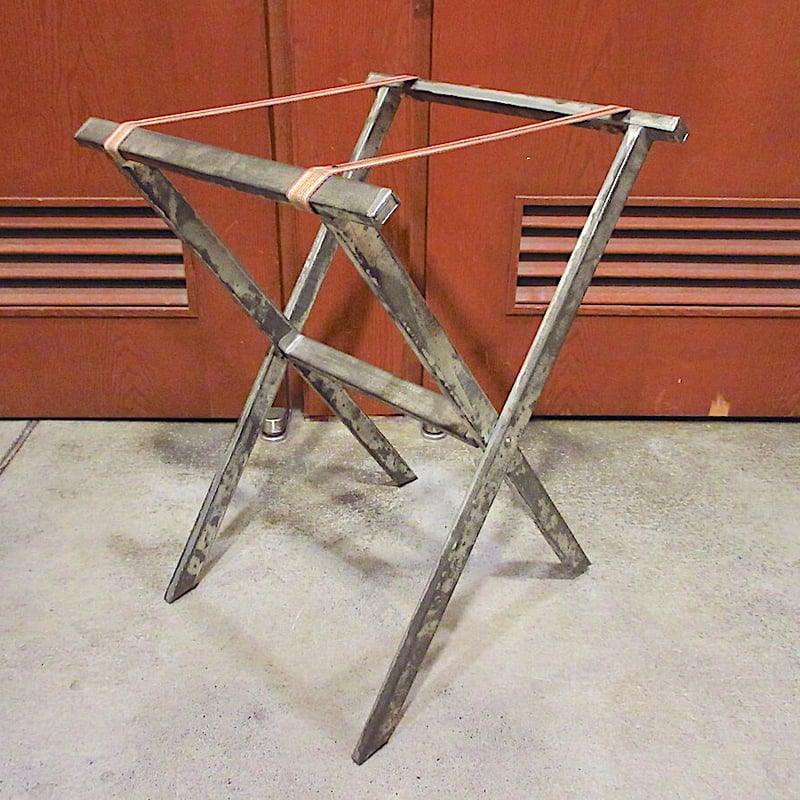 ビンテージ○アルミフォールディングバゲージラック○220120r9-rack