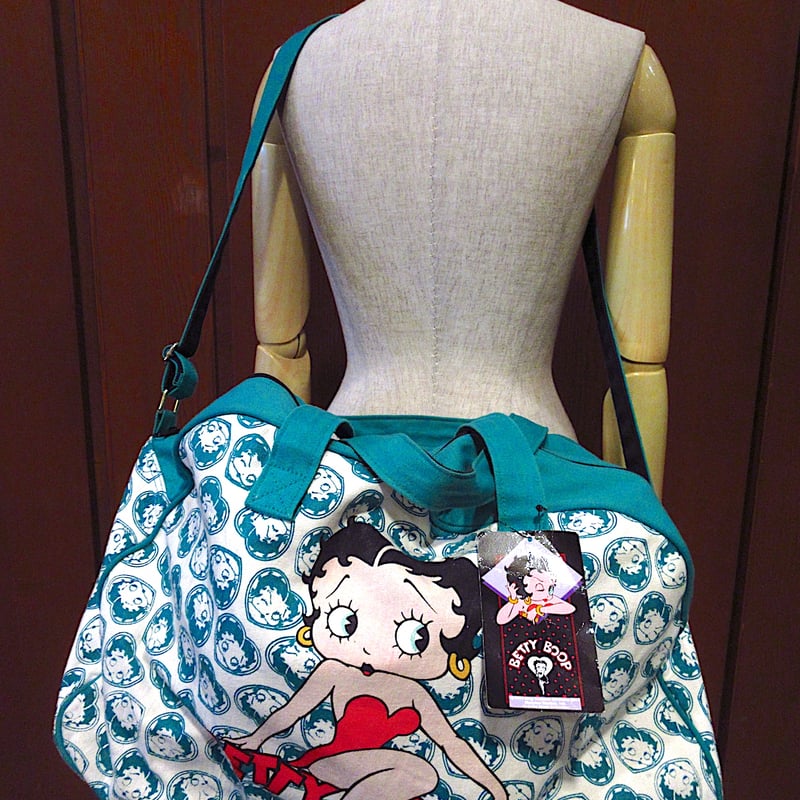 ビンテージ90's○DEADSTOCK BETTY BOOPボストンバッグ○240514c7- ビンテージ90's○DEADSTOCK BETTY BOOPボストンバッグ○240514c7-