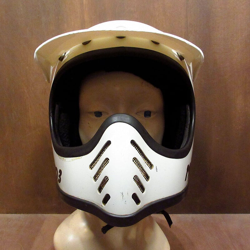 ビンテージ80's○BELL MOTO3 オフロードヘルメット白 7 1/4 ビンテージ80's○BELL MOTO3 オフロードヘルメット白 7 1/4