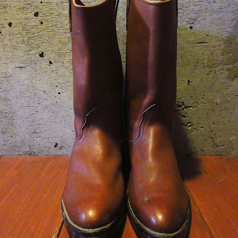 ビンテージ○MASON WESTERNウエスタンブーツ茶size 10 D○260109j8-