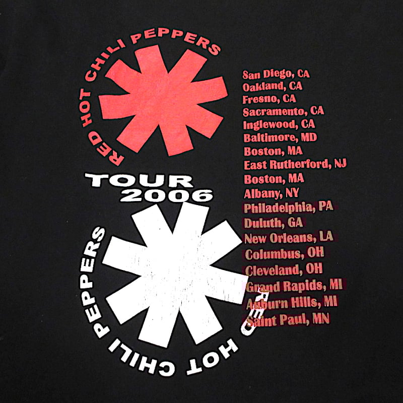 レッチリ　2006 ダイタイ　Tシャツ　L 2006 RED HOT CHILI PEPPERS / LOGO / S/S TEE｜Tシャツ専門の