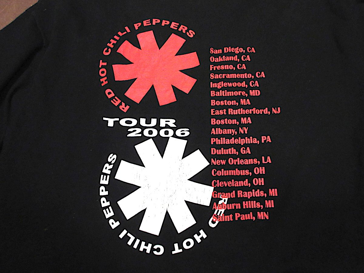 00s Red Hot Chili Peppers 2006 レッチリTシャツ 00's Red Hot Chili Peppers 2006 ツアー T Size (XL)位 – frgeek